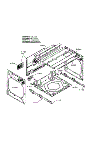 Side Panels  /  Upper Case parts for Bosch Wall Oven HBN5460-02 from AppliancePartsPros.com