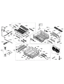 Rack Assembly parts for Bosch Dishwasher SHP7PT55UC/01 from AppliancePartsPros.com
