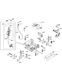 Base Assembly parts for Bosch Dishwasher SPX5ES55UC/15 from AppliancePartsPros.com