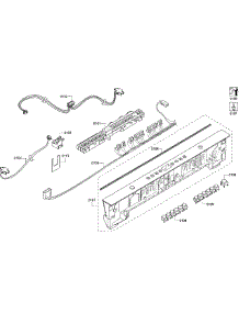 Control Panel parts for Bosch Dishwasher SHX4AT55UC/18 from AppliancePartsPros.com