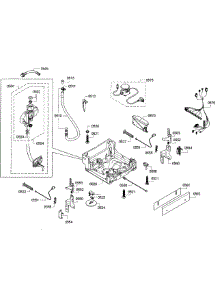 Base Assembly parts for Bosch Dishwasher SPX5ES55UC/23 from AppliancePartsPros.com