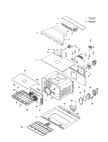 Cavity, Upper And Lower parts for Bosch Wall Oven HBL562AUC from AppliancePartsPros.com
