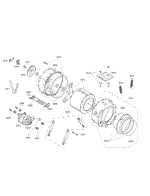Drum Assembly parts for Bosch Washer WAS24460UC/18 from AppliancePartsPros.com