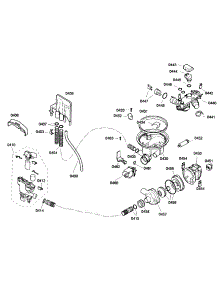 Pump Assembly parts for Bosch Dishwasher SRX53C15UC/01 from AppliancePartsPros.com