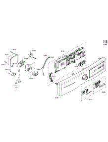 Front Panel parts for Bosch Dryer WTVC833PUS/10 from AppliancePartsPros.com