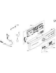Front Panel parts for Bosch Dryer WTVC853PUC/10 from AppliancePartsPros.com