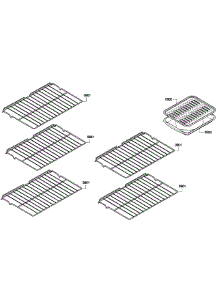 Shelfs parts for Bosch Wall Oven HBL3550UC/05 from AppliancePartsPros.com
