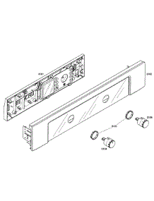 Control Panel parts for Bosch Wall Oven HBL3450UC/03 from AppliancePartsPros.com
