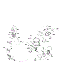 Pump Assembly parts for Bosch Dishwasher SHE46C06UC/33 from AppliancePartsPros.com