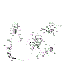 Pump Assembly parts for Bosch Dishwasher SHX33A06UC/21 from AppliancePartsPros.com