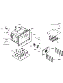 Oven Assembly parts for Bosch Wall Oven HBL3450UC/04 from AppliancePartsPros.com