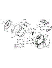 Drum Assembly parts for Bosch Dryer WTVC853PUC/10 from AppliancePartsPros.com