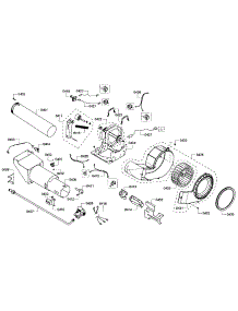 Motor Assembly parts for Bosch Dryer WTVC853PUC/10 from AppliancePartsPros.com