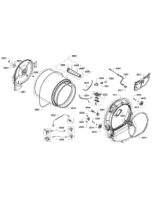 Drum Assembly parts for Bosch Dryer WTVC5330US/09 from AppliancePartsPros.com