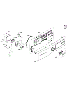 Front Panel parts for Bosch Dryer WTVC533CUS/11 from AppliancePartsPros.com
