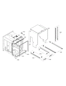 Cabinet parts for Bosch Dishwasher SHX65T55UC/02 from AppliancePartsPros.com