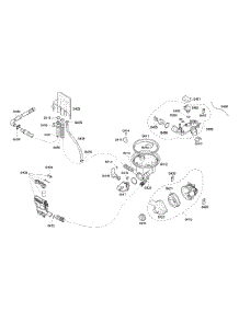Pump Assembly parts for Bosch Dishwasher SHE45M06UC/52 from AppliancePartsPros.com