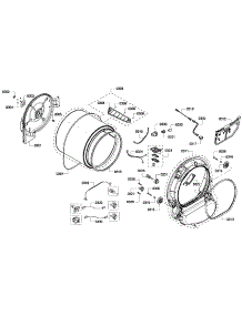Drum Assembly parts for Bosch Dryer WTVC533AUS/09 from AppliancePartsPros.com