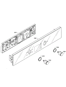 Control Panel parts for Bosch Wall Oven HBL3360UC/09 from AppliancePartsPros.com