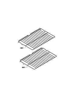 Shelfs parts for Bosch Wall Oven HBL3360UC/09 from AppliancePartsPros.com