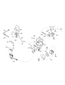 Pump Assembly parts for Bosch Dishwasher SHE45M05UC/50 from AppliancePartsPros.com