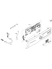 Front Panel parts for Bosch Dryer WTVC553CUC/10 from AppliancePartsPros.com
