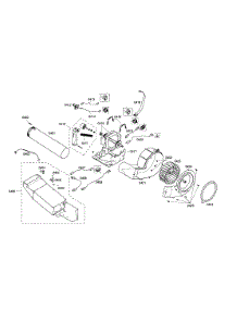 Motor Support  /  Heater parts for Bosch Dryer WTMC8330CN/05 from AppliancePartsPros.com