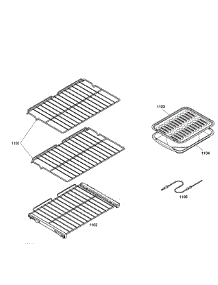 Oven Shelfs parts for Bosch Wall Oven HBL8750UC/07 from AppliancePartsPros.com