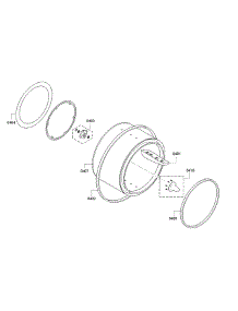 Tub  /  Drum parts for Bosch Dryer WTG86400UC/02 from AppliancePartsPros.com