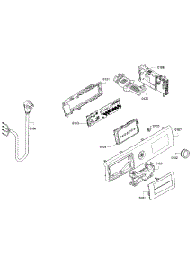 Control Panel parts for Bosch Dryer WTG86400UC/01 from AppliancePartsPros.com