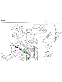 Electrical parts for Bosch Microwave HMV5053U/01 from AppliancePartsPros.com