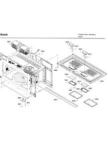 Motor parts for Bosch Microwave HMV5053U/01 from AppliancePartsPros.com