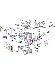 Cabinet Parts parts for Bosch Microwave HMB8060/01 from AppliancePartsPros.com