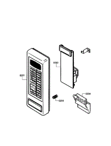 Control Panel parts for Bosch Microwave HMB8060/01 from AppliancePartsPros.com