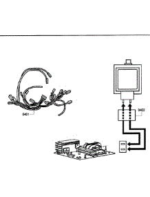 Wiring parts for Bosch Microwave HMB8060/01 from AppliancePartsPros.com