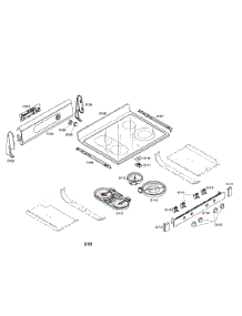 Cooktop parts for Bosch Range HES7022U/01 from AppliancePartsPros.com
