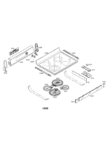 Cooktop parts for Bosch Range HES7252U/01 from AppliancePartsPros.com
