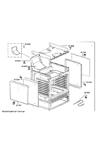 Range Frame Asy parts for Bosch Range HGS255UC/01 from AppliancePartsPros.com