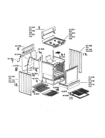 Range Shelving parts for Bosch Range HGS255UC/01 from AppliancePartsPros.com