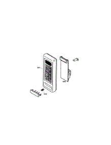 Pc Board  /  Housing parts for Bosch Microwave HMB8060/01 from AppliancePartsPros.com