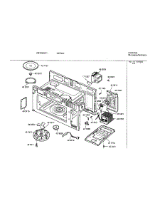 Oven Cavity parts for Bosch Microwave HMV9305/01 from AppliancePartsPros.com