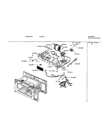 Interior Assembly parts for Bosch Microwave HMV9305/01 from AppliancePartsPros.com