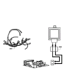 Wiring parts for Bosch Microwave HMB8020/01 from AppliancePartsPros.com