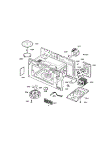 Transformer  /  Plate parts for Bosch Microwave HMV9303/01 from AppliancePartsPros.com