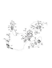 Pump Circulation  /  Sump parts for Bosch Dishwasher SHE47C05UC/21 from AppliancePartsPros.com