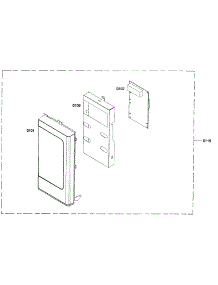 Front Panel parts for Bosch Microwave HMV5051U/01 from AppliancePartsPros.com