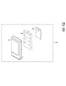 Control Panel parts for Bosch Microwave HMV3061U/01 from AppliancePartsPros.com