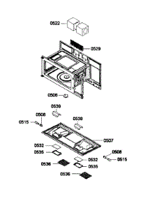 Lights  /  Vents parts for Bosch Microwave HMV3061U/01 from AppliancePartsPros.com
