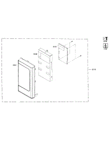Control Panel parts for Bosch Microwave HMV8051U/01 from AppliancePartsPros.com