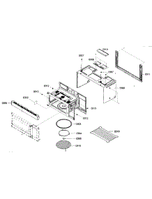 Cabinet Parts parts for Bosch Microwave HMV8051U/01 from AppliancePartsPros.com